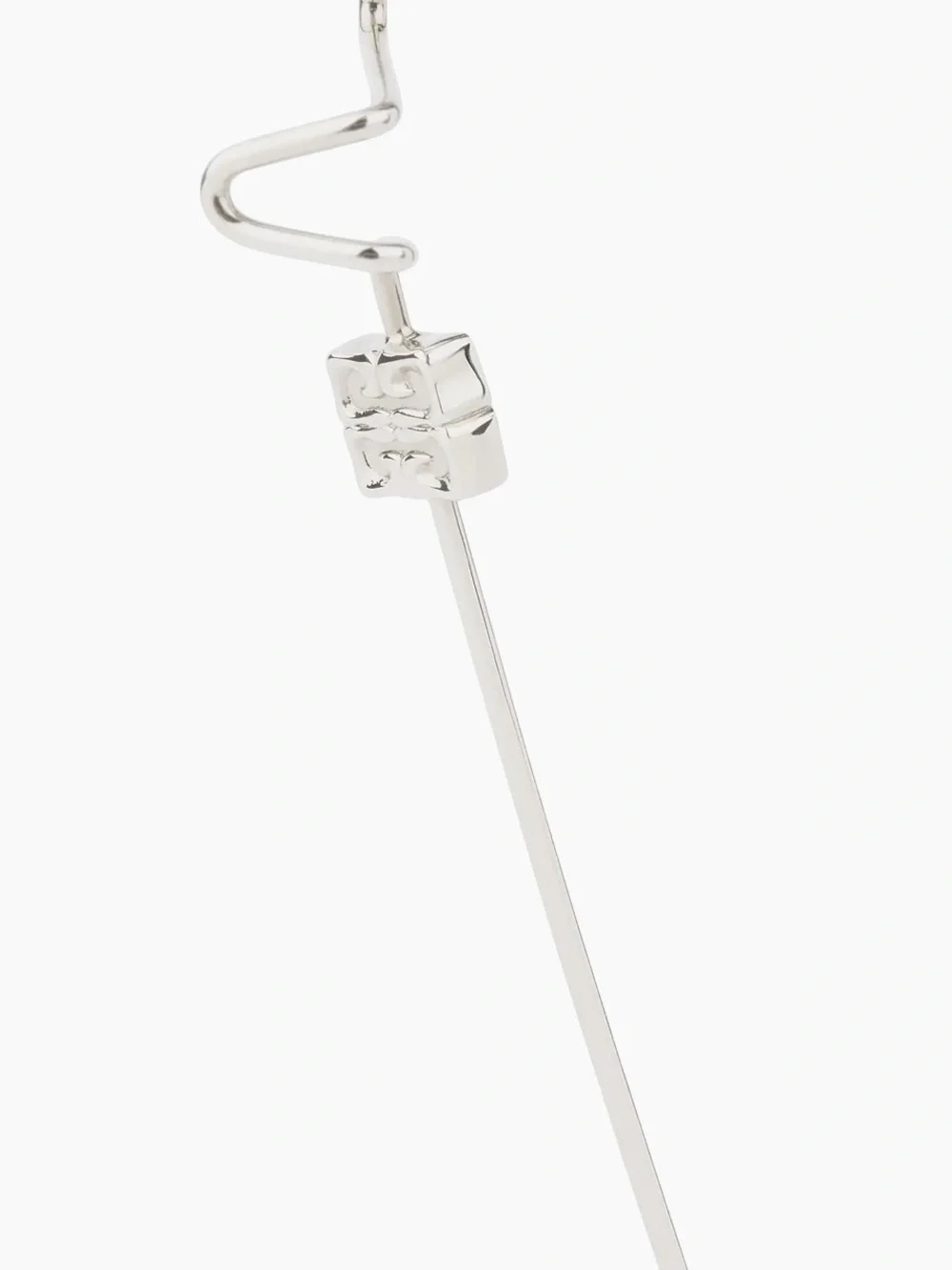 Givenchy Silver Show Zigzag Accent Headband - Picture 4 of 9